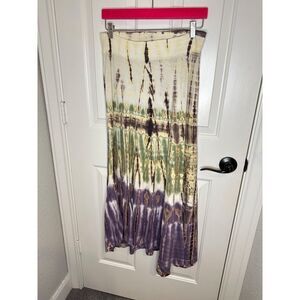 Tryst Multicolor Tie-Dye Maxi Skirt